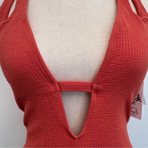 BECCA  Women Swim One Piece burnt orange size - Picture 3 of 11